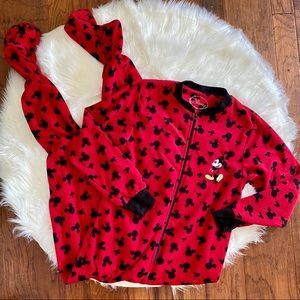 Mickey Mouse Adult Fleece Onesie Pajamas